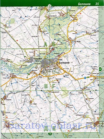Топографическая Карта Саратовской Области