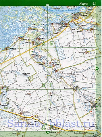 Топографическая Карта Саратовской Области